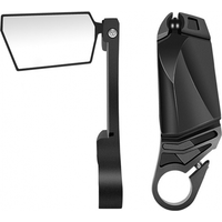 AliExpress NONE 2Pcs Bike Mirrors 360° Adjustable Foldable Handlebar End Mount Clear Mirror Black Bicycle Accessories