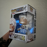 One Piece Luffy Gear Five (Glow) Figure Funko Pop! #2177 Official Authentic Limited Edition Figures One Piece Fans Gift Toy