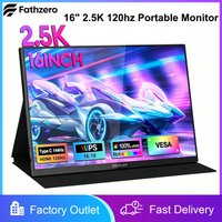Fathzero 14/15.6/16Inch 1080P Mini Second Gaming Display Portable Monitor 120Hz External Screen for MAC/Laptop/PC/Xbox/PS/Switch