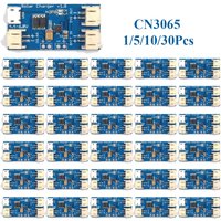 1/5/10/30Pcs 500mA Mini Solar Lithium Battery USB Charging Board CN3065 Mini Charging Module with 4.4Vā6V Input Voltage