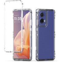 Transparent hard shell 3-in-1 protective mobile phone case For Moto G85 5G G35 G24 Power G34 5G G84 G54 G14 Protective Case
