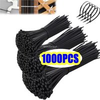 100-1000Pcs Wholesale Plastic Nylon CableTies Self-locking Cord Straps Adjustable Cables Fastening Loop Home Office Wire Zip Tie