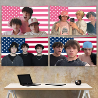 Sturniolo Triplets American Flag flag Decoration Art Picnic Party Home Hanging Camping Outdoor Party Banner