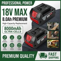 Für Bosch Original 18V 8000mAh Lithium-Ionen-Akku GBA 18V 8.0Ah 18V Professional Version GBA GSR GSB BAT618 BAT609 Elektrowerkzeug