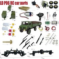 LD P06 RC Car Parts Trailer Remote Control Car Rear Bucket Tank Head Assembly
