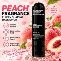 Spray volumateur pour cheveux 90 ml, parfum pêche, spray pour cheveux volumisant, lifting des racines, spray coiffant pour un effet volumineux, tenue longue durée, pour hommes et femmes