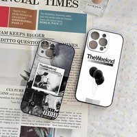 The Weeknd House Of Balloons Phone Case For IPhone 17 Ari 16 E Pro Max 15 14 13 Mini 12 Pro 11 XS Max 7 8 Plus Black Soft Shell