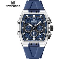 NAVIFORCE Top Brand Sport Men Quartz Watch Date display Waterproof Luminous Military 24 Hours Men Chronograph Wristwatches