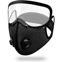 AliExpress Winter Cycling Anti-Fog Activated Carbon Mask Dustproof Windproof Warm Bicycle Mask Mountain Bike With Air Valve Dust Mask
