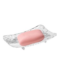 Soap Holder Drain Hole Design Non-slip Base Soap Dish Soap Tray Suitable for Home Travel Gym Bathroom Decoration