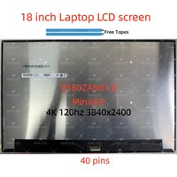 B180ZAN01.0 For MSI Stealth 18 AI Studio Titan 18 A14V Ultra 2024 Laptop LCD screen MiniLED Replacement panel 4K 120hz 3840x2400