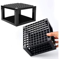 Pen Holder 96 Grid Storage Office Desktop Pen Cartridge Painting Tools Brush Plastic Stationery Organizer