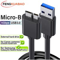 Micro USB 3.0 Cable External Hard Drive Disk USB3.0 Type A to Micro B for Samsung S5 Note3 Canon Camera Toshiba HDD Data Cable