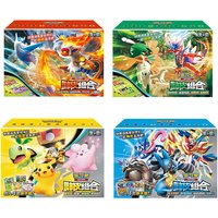 Original Pokemon Trading PTCG Cards Chinese Pikachu Clefable Hi Combination Collected 151 Family Special Combination Kid Gift