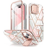 For iPhone 15/For iPhone 14/For iPhone 13 Case 6.1" I-BLASON Cosmo Mag Slim Stylish Full-Body Protective Case with Camera Cover