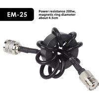 1.8-30MHz Shortwave Choke Coil Magnetic Ring Shortwave 1:1 Current Balun
