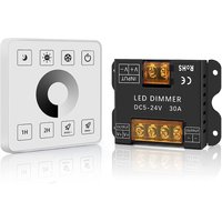 DC5V 12V 24V RF LED Dimmer 30A Wireless LED Controller 2.4G Touch Panel Switch For 5050 3528 COB Single color CCT LED Strip