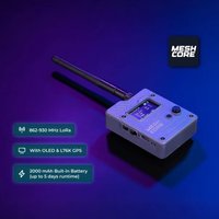 MeshCore Wio Tracker L1 Pro 868MHz 915MHz Lora IoT Off-Grid Secure Text Communication Device, OLED L76K GPS,rechargeable battery