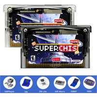 SuperChis 2.0 Prime 5000-in-1 Game Reader Cart for GBA/NDS/GBA SP/GBA Player SDRAM Powered SuperFW NOR Flash Cart