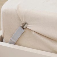 Slip Bed Sheet Fastener Adjustable Elastic 4Pcs Non Durable Strap for Home Hotel Bedroom Dormitory Bedding Clip Bed Sheet Clips