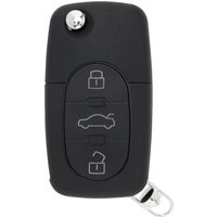 3 Button Car Key Fob Case Shell Replacement with HAA Blade Flip Folding Remote Cover Car Key Part Fit for Audi A2 A3 A4 A6