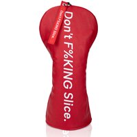 Golf Head Covers, Leather Driver Headcover, Fairway Wood Cover, Hybrid Head Covers – Advanced Embroidery Don't F%King Slice. Gol