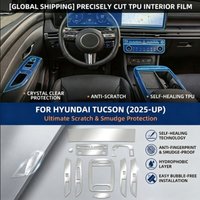 Dashboard Navigation TPU Protector Film Sticker For HYUNDAI TUCSON 2025-UP Anti-scratch Car Interior Center Console Media