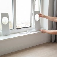 Portable Air Conditioner Window Exhaust Vent Plate Kit Adjustable Length a/c Hose Window Plate Set