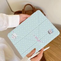 Simple Wave Dot Star Girl Case 3+Y Fold For Samsung Tab S8 S9 S11 FE S6 Lite Tablet Y2K Case 10S11/S8+/s6lite/A78 English Case