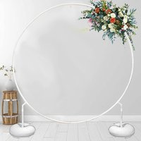 2m Plastic Balloon Arch Ring Giant Big DIY Background Holder Circle Ballon Column Base Frame Baby Birthday Wedding Party Decor