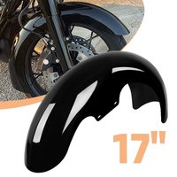 17" Motorcycle Front Fender Plastic Mudguard Mud Guard For Harley Touring Electra Street Glide Road King Ultra Custom Baggers
