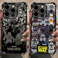 S-Stars Wars Cool Plating Phone Case For Huawei Honor X6d 600 x8d X5c X7d Magic7 Play10 400 X9d Pro Lite 4G 5G Anti Fall Airbag