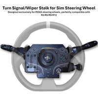 Steering Wheel Turn Signal Light Wiper Switch Adapter For Moza R3/R5/R9/R12 With Key Start Racing Simulator Headlight for ETS2