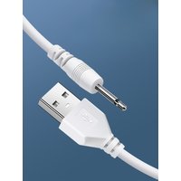 USB Power Charging Cord 2.5mm Replacement USB DC Charger Adapter for Rechargeable Massagers Fast Charging Cable