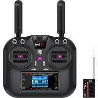 HOt RC HT-10A Transmitter 10CH / F-10A Receiver Remote Controller PWM FHSS For RC Car Ship