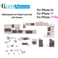 Repairing Motherboard Iron Sheet Cover Set with Screws For iPhone Air, For iPhone 17, For iPhone 17 Pro