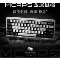 MELETRIX MCAPS Aluminum Metal Keycaps 61 Layout 64 Key Addition Custom for Mechanical Magnetic Switch Keyboard Keycaps