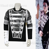 Punk Michael Jackson Germany Military Cool Gaorgeous Teaser Jacket Outerwear for Collection costume Halloween Coat Gifts