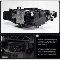 2 Stück LED-Frontscheinwerfer für BMW 3er Serie F30 F35 2013-2019 Doppelstrahl-Projektor DRL Blinker Direktmontage