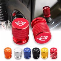 Car Wheel Tire Valve Cap Tyre Stem Cover Dustproof Protection For BMW MINI Cooper S JCW WORKS One Countryman R58 R57 R56 sticker