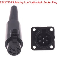 {MX} JB-C245 T210 Soldering Iron Station Dedicated 6-core Plastic Plugs And Sockets DIY Soldering Accessories