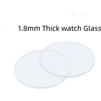 1PC Watch Glass for 24mm to 40mm Thickness 1.8mm Round Flat Mirror Glass Smartwatch Replacement Crystal Lens Watch Accessories