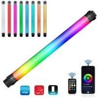 LUXCEO P7RGB Pro RGB Light Stick LED Wand Lamp for Video Photography Lighting with Smartphone Control IP68 Outdoor Waterproof