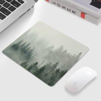 Mousepad Hot Sell New Mousepads Natural Rubber Anti slip Art Green Forest Carpet Home keyboard pad