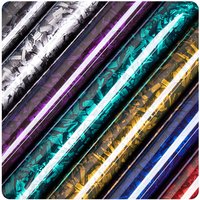 PET Forged Carbon Fiber Vinyl Wrap Anti Scratch Waterproof Self Adhesive Car Body Decoration Sticker