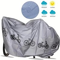 AliExpress Outdoor Bicycle Storage Waterproof Bicycle Cover, UV Resistant, Nylon Material, Dustproof, Can Accommodate Up To Two Bicycles