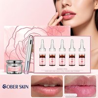 SOBER SKIN natural rose lip care rose scrub lip balm lighten dark lip color brighten roma pink lip