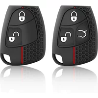 2 3 Button Silicone Remote Key Cover Protector Case For Mercedes-Benz CL55 CL600 CL65 C230 C240 C280 C320