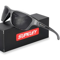 SUPKatteign- Lunettes de soleil polarisées de sport de plein air pour hommes et femmes, lunettes de protection UV pour la conduite, la randonnée, la pêche, le cyclisme