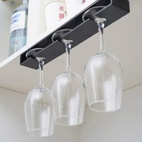Bar Wine Glass Holder Home Kitchen Tools Bar Utensils Inverted Drainage Perforation Household Red Wine Glass Holder